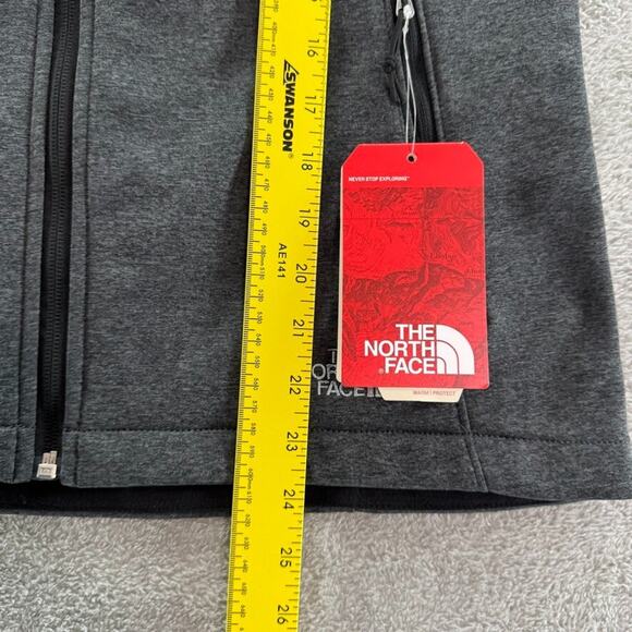 The North Face Sweater Women M Heather Dark Gray Full Zip Ridgeline Vest Hike - Picture 5 of 11